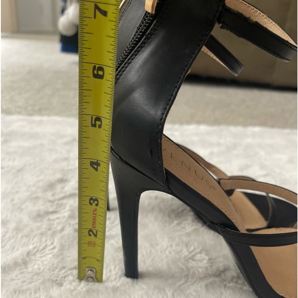EUC Venus black 4 inch heels - Picture 6 of 8